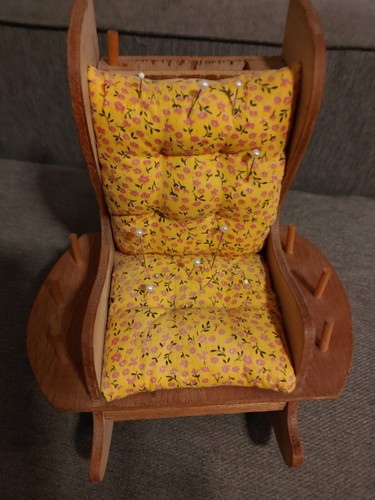 Sedia dondolo vintage in - a,