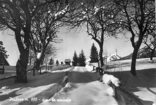 Paularo carnia neve - (udine)., carnia.