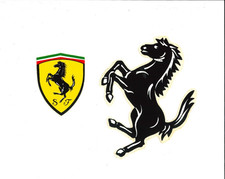 Set 2 adesivi FERRARI