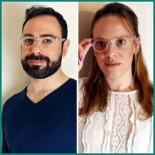 Occhiali da lettura per uomo donna vista riposo 1 1,5 2 2,5 2,50 3 riposanti pc: