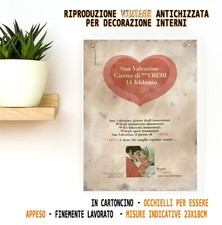 MONCHERI MON CHERI SAN VALENTINO CIOCCOLATTINI SCATOLA   PUBBLICITà 60'S CARD