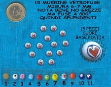 15 murrine di murano cotte
