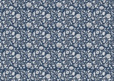 CARTA RESTAURO FIORATA BLU -