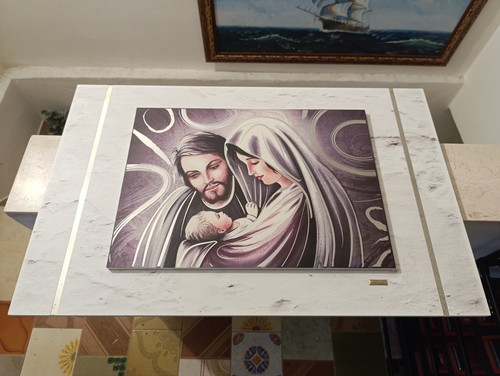Quadro natività legno - quadro, in