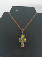 Collana cordino pelle 20"