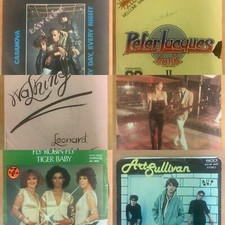 6 Vinili 45 giri vintage, ( in vendita altri  45giri lista su richiesta ) 