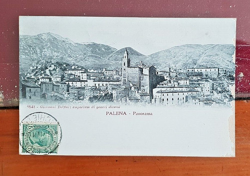 Cartolina palena chieti - palena,