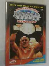 DVD FILM- DA COLLEZIONE- (m9)- WORLD WRESTLING- history- OLTRE 2 ORE DI COMBA...