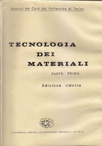 Tecnologia dei materiali parte - dei,