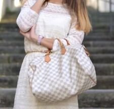 Borsa Bauletto Louis Vuitton Speedy 35 Damier Bianco
