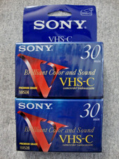 2 Pack Sony Premium VHS-C 30