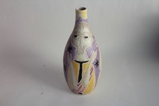 Enamelled ceramic vase by
