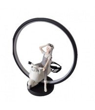 Lampada da tavolo Lamart Le Lunette donna in vespa 1037958