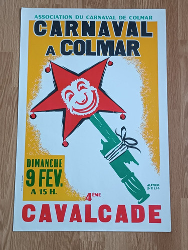 Affiche originale carnaval - originale,