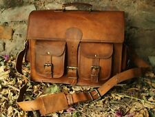Borsa pelle vintage tracolla