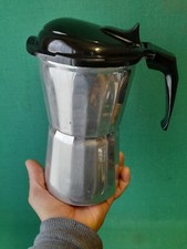 VECCHIA GRANDE CAFFETTIERA FRANCESE SEB VINTAGE IN ALLUMINIO COMPLETA. BJ90