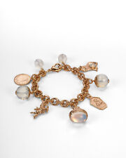 Bracciale donna charms ciondoli braccialetto catena oro stile antico vintage