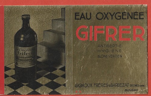 Buvard eau oxygenee gifrer - buvard,