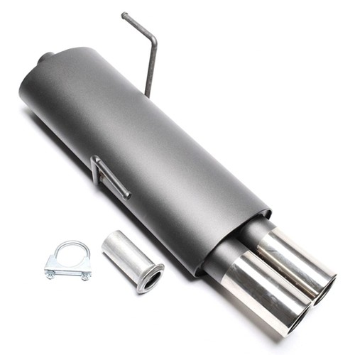 Scarico sportivo 2x76mm