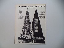 advertising Pubblicità 1960 AQUILA PETROLI AQUILOIL OLIO
