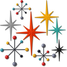 8 pezzi decorazione parete
