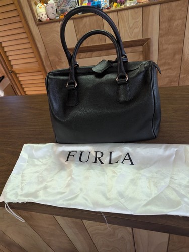 Furla top handle leather