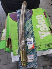 TUBO FLESSIBILE ARIA ORIGINALE IVECO 97107699 NUOVO MAGLIA METALLICA LUN. 45CM