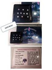 10 diamanti taglio brillante tot. 0,50 ct G/VS