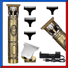 Tagliacapelli Macchinetta Rasoio per Capelli Professionale Regola Barba Oro