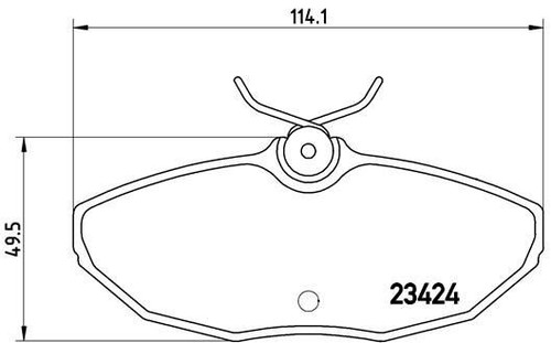 Brembo p36013 kit pastiglie - p36013,