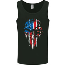 USA Flag Skull Palestra MMA