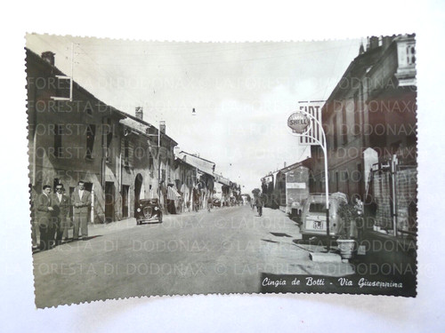 Vecchia cartolina insegna - vecchia,
