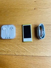 iPod nano giallo 16 GB 7a generazione APPLE cuffie MP3 musica in buone condiz...