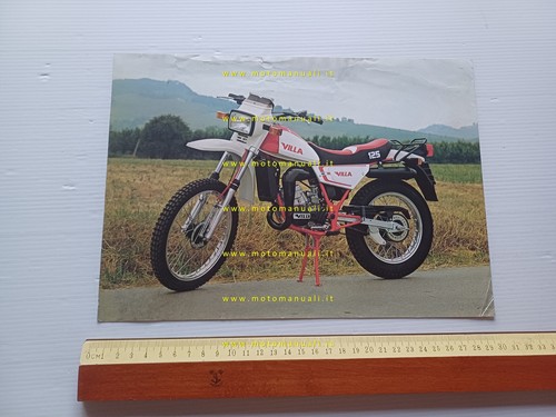 Villa 125 enduro 1983 depliant - 125,