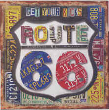 Targa in latta "Route 66" USA