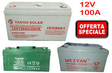 batteria 12 vl 100 ah per kit