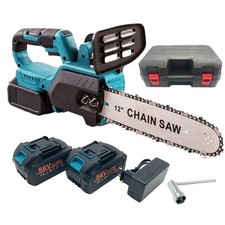 Motosega con Barra da 12 Pollici Doppia Batteria da 88V Ricaricabile  Serbatoio