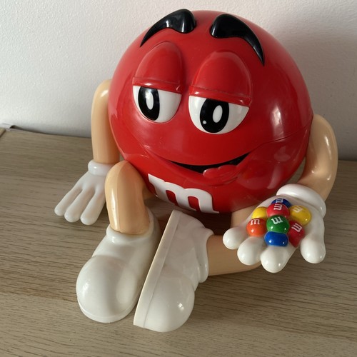 Red candy dispenser - m&m,