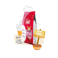 PUPPY MAIALE e RISO - Crocchette per cuccioli 2-12 mesi - 12 Kg - Pet360