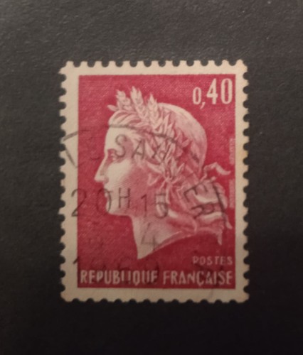 Francobollo francese 0 40 - di, 0,40