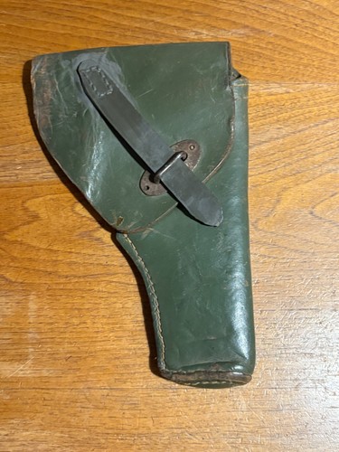 Fondina cuoio grigioverde - fondina,