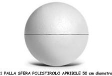 SFERA PALLA POLISTIROLO 50