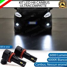 KIT FULL LED H8 FENDINEBBIA FORD FIESTA MK7 6000K BIANCO 6000 LUMEN ALL IN ONE