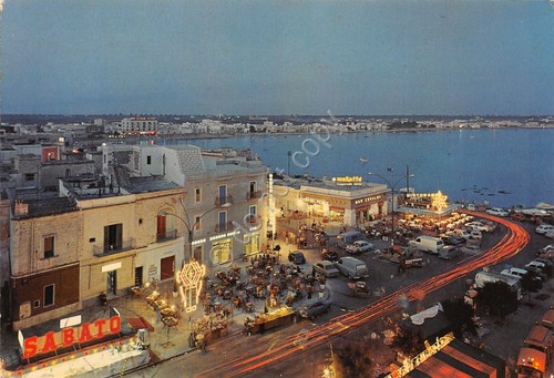 Cartolina porto cesareo piazza - cartolina,