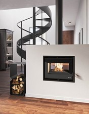 Inserto a legna Eva Calòr DIEGO 8kw bifacciale a convezione naturale