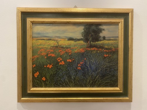 Quadro olio tela paesaggio - quadro, su