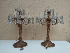 ANTICA COPPIA LAMPADE DA