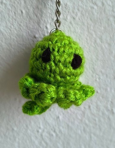 Polipo portachiavi amigurumi