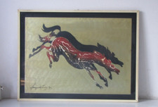 QUADRO DI SAGE VERNIS ( GINO FALZON ) 1973