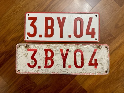 Coppia targhe auto belgio - coppia,